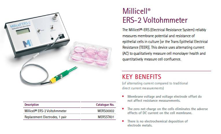 美国 Millipore Millicell ERS-2细胞电阻仪