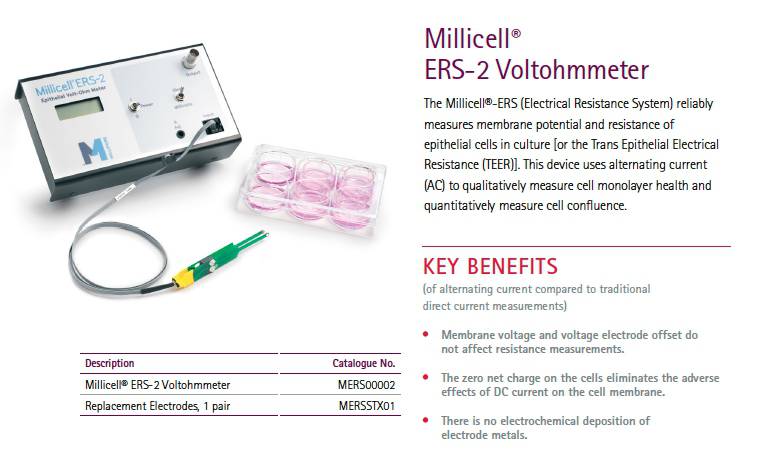ERS-2 细胞电阻仪