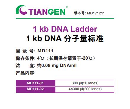 DNA分子量标准