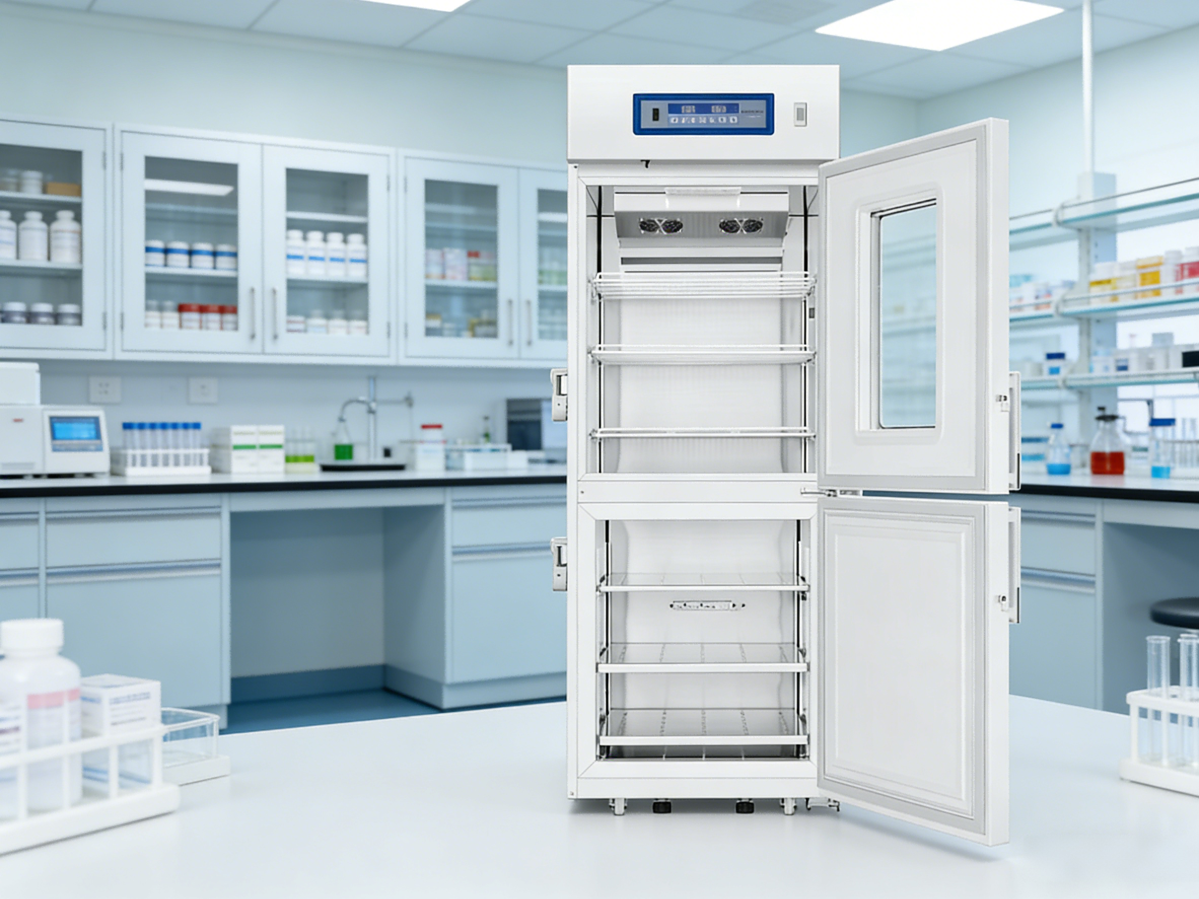 HYC-220 医用冷藏箱|2-8℃药品疫苗保存箱 HYC-469A医用冷藏冷冻箱