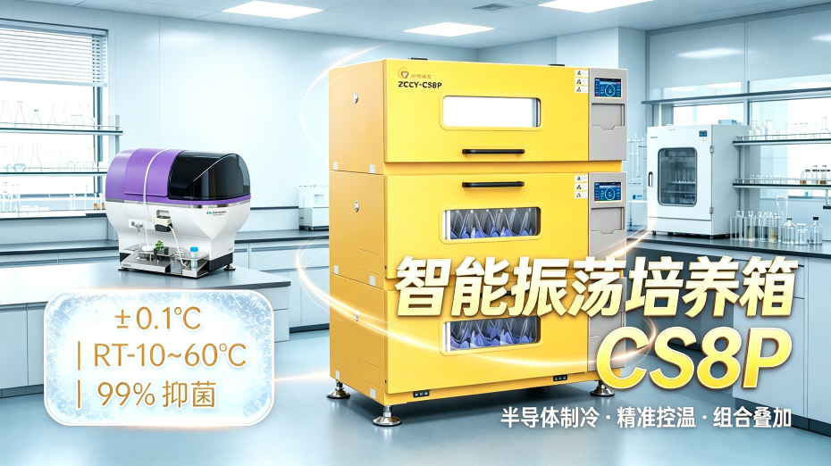 知楚 <i style='color:red'>zczy-cs8p</i> 半导体制冷组合式二氧化碳振荡培养箱