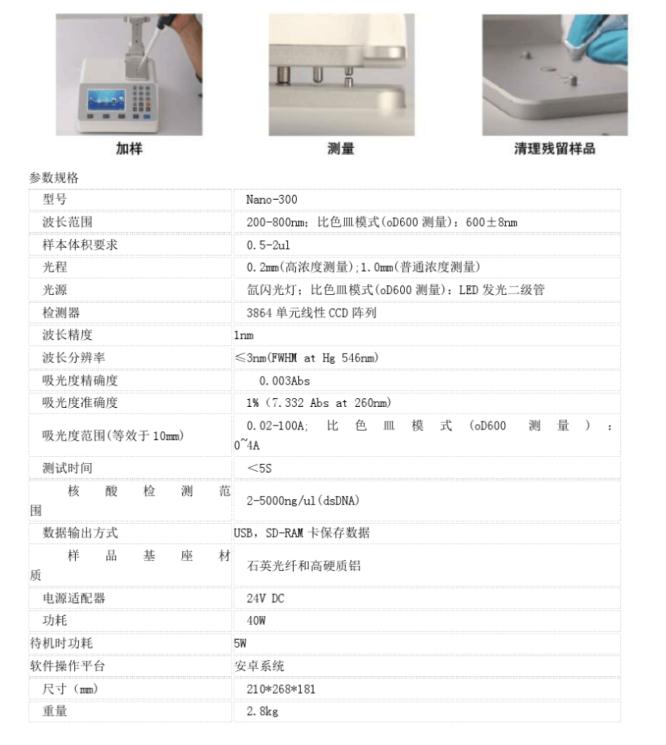 奥盛Naono-300操作流程