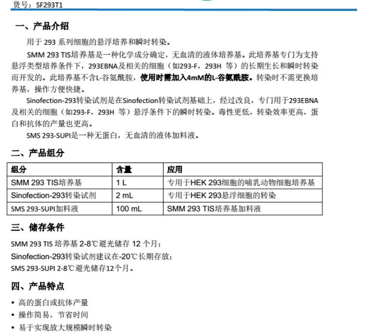 HEK293细胞转染试剂盒