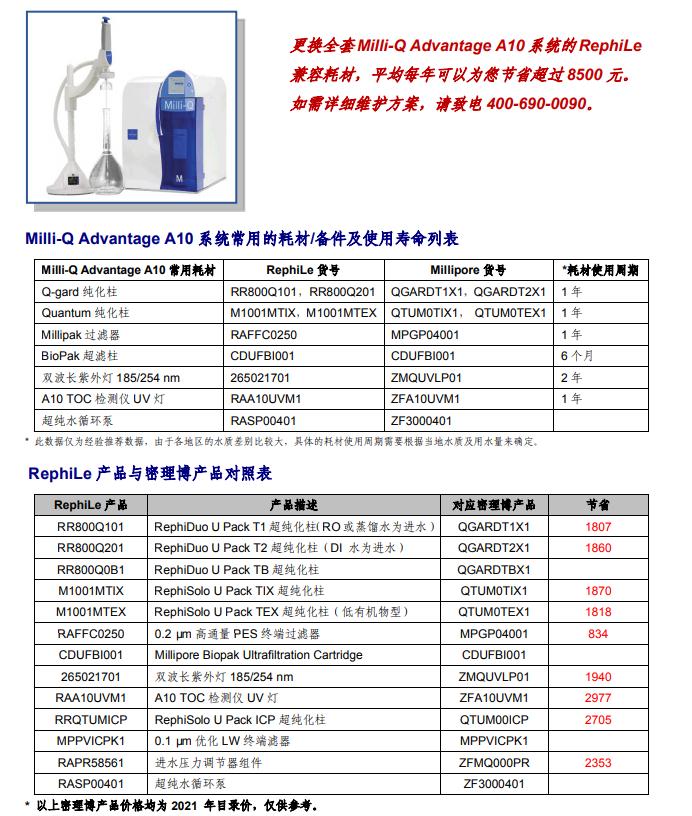 密理博纯水机